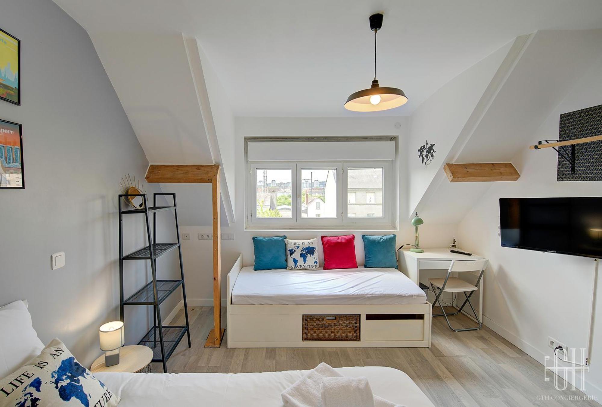 Ferienwohnung Le Qg Tours Exterior foto