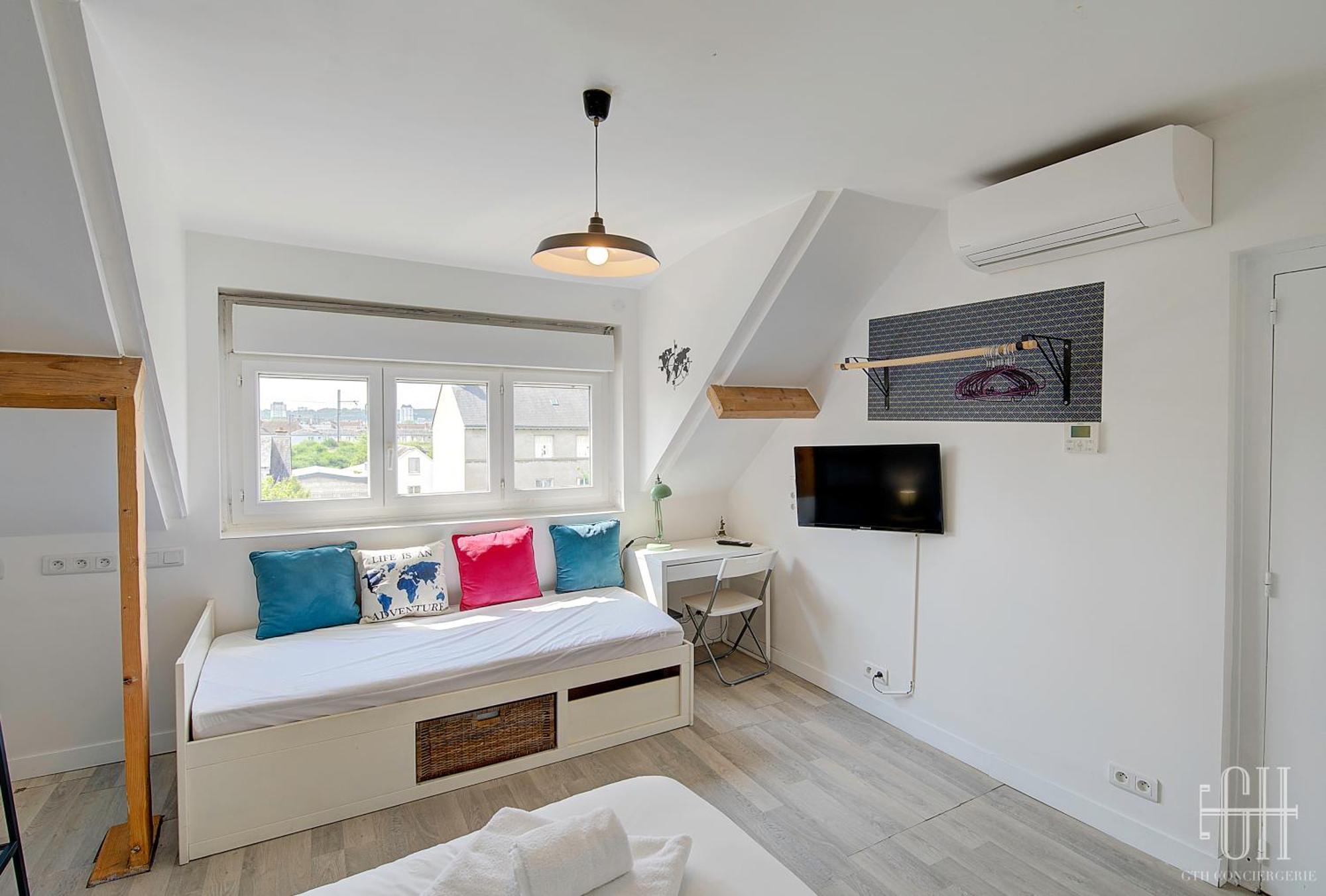 Ferienwohnung Le Qg Tours Exterior foto