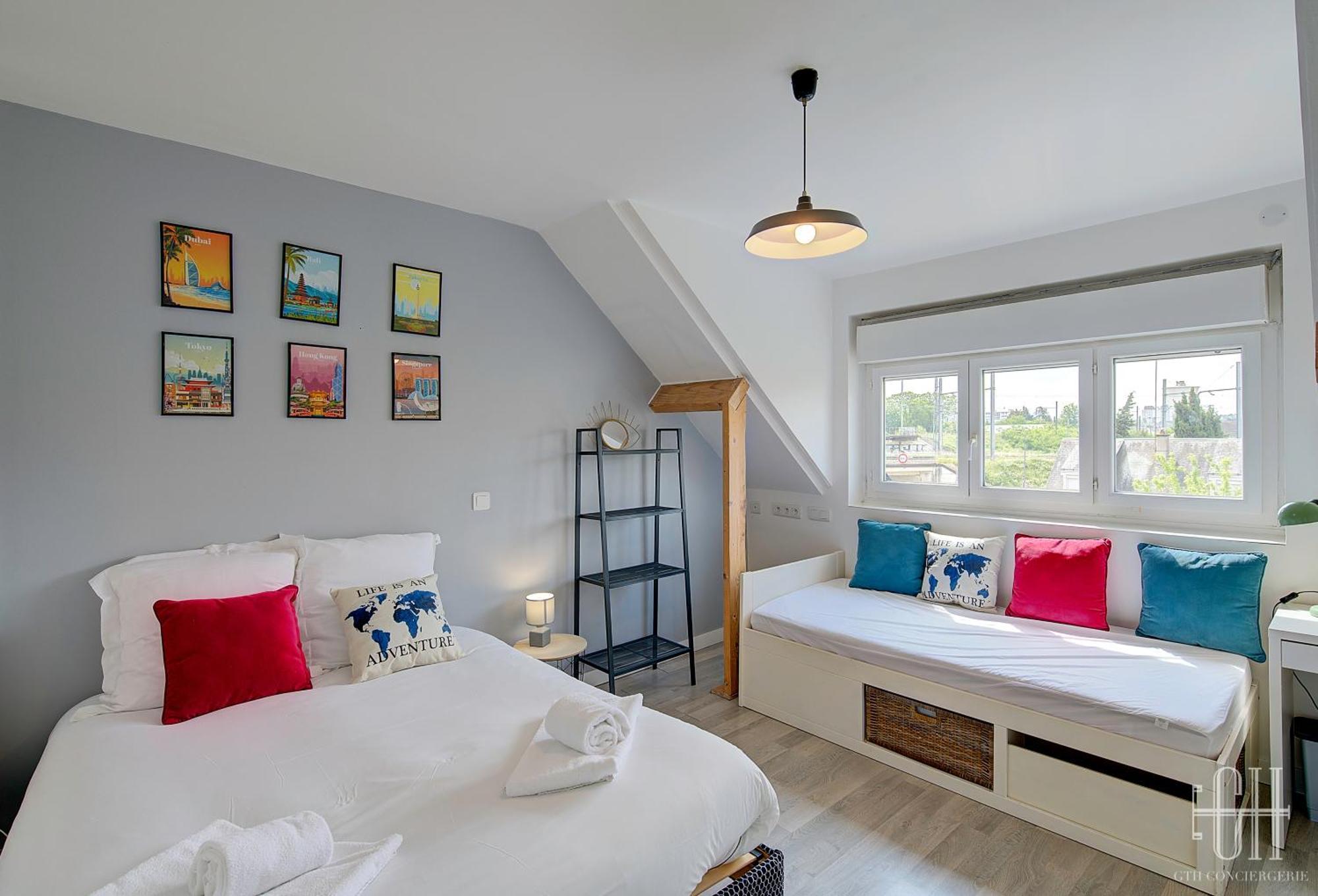 Ferienwohnung Le Qg Tours Exterior foto